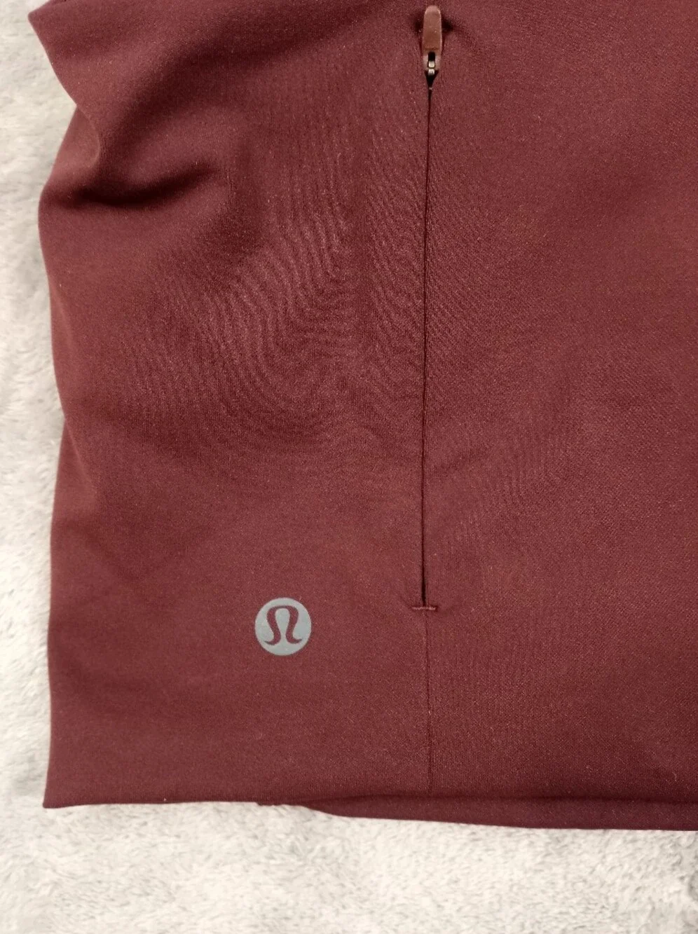 lululemon Womens athletica Deep Burgundy Performance Tank Top Size 8 NWT